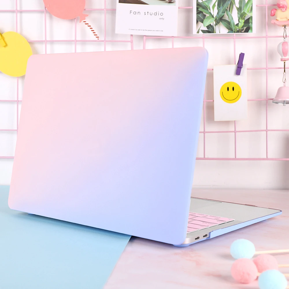 2019 Fashion Best Hard Shell Case with beautiful Keyboard cover For Macbook Air 13 2018 Pro 13 15 R