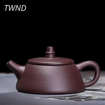 

120CC purple clay yixing teapot chinese kung fu han ze pot zisha kettle suit Tie Guanyin black tea drinkware 16.4