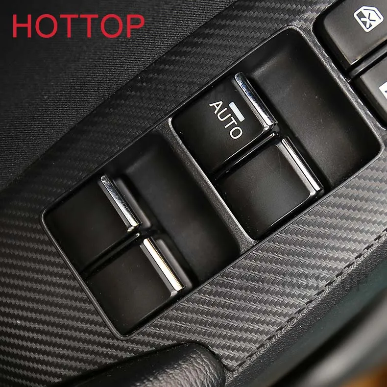 

For Mazda 3 Mazda 6 CX5 CX-5 ATENZA Axela window switch window button sequins decoration trim abs chrome 7pcs/set Car styling
