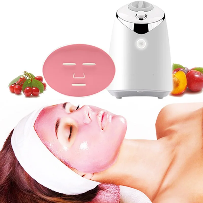 

LuckyFine DIY Face Mask Machine Automatic Fruit Facial Mask Maker Natural Vegetable Mask With Collagen Pill Toiletry Kits
