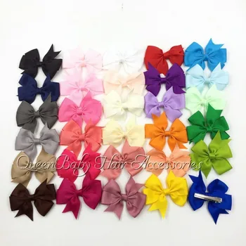 

360pcs/lot Alligator Clip with Bow Baby Hair Bow Clip Flowergirl Hair Accessory