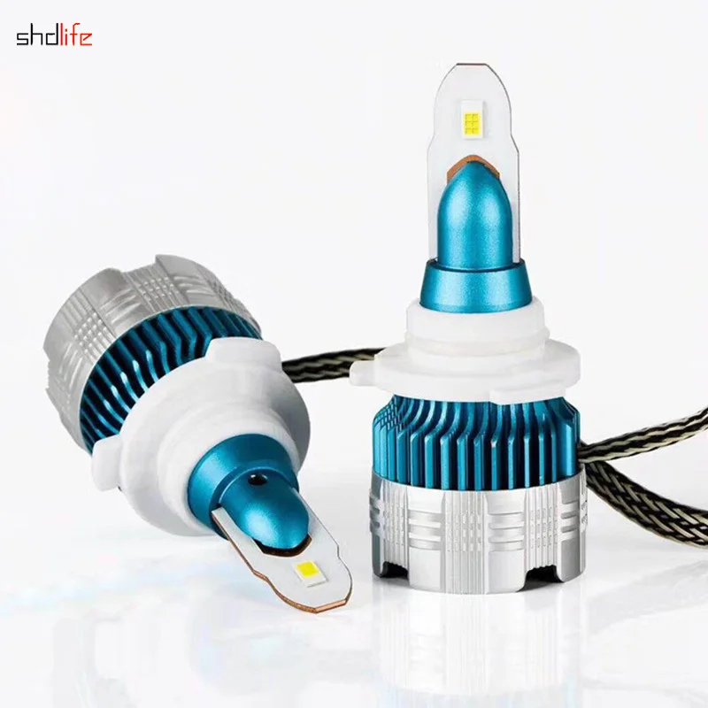 2pcs H7 H4 H11 LED Car Headlight Bulb 7200LM H8 H1 HB3 9005 HB4 9006 H9