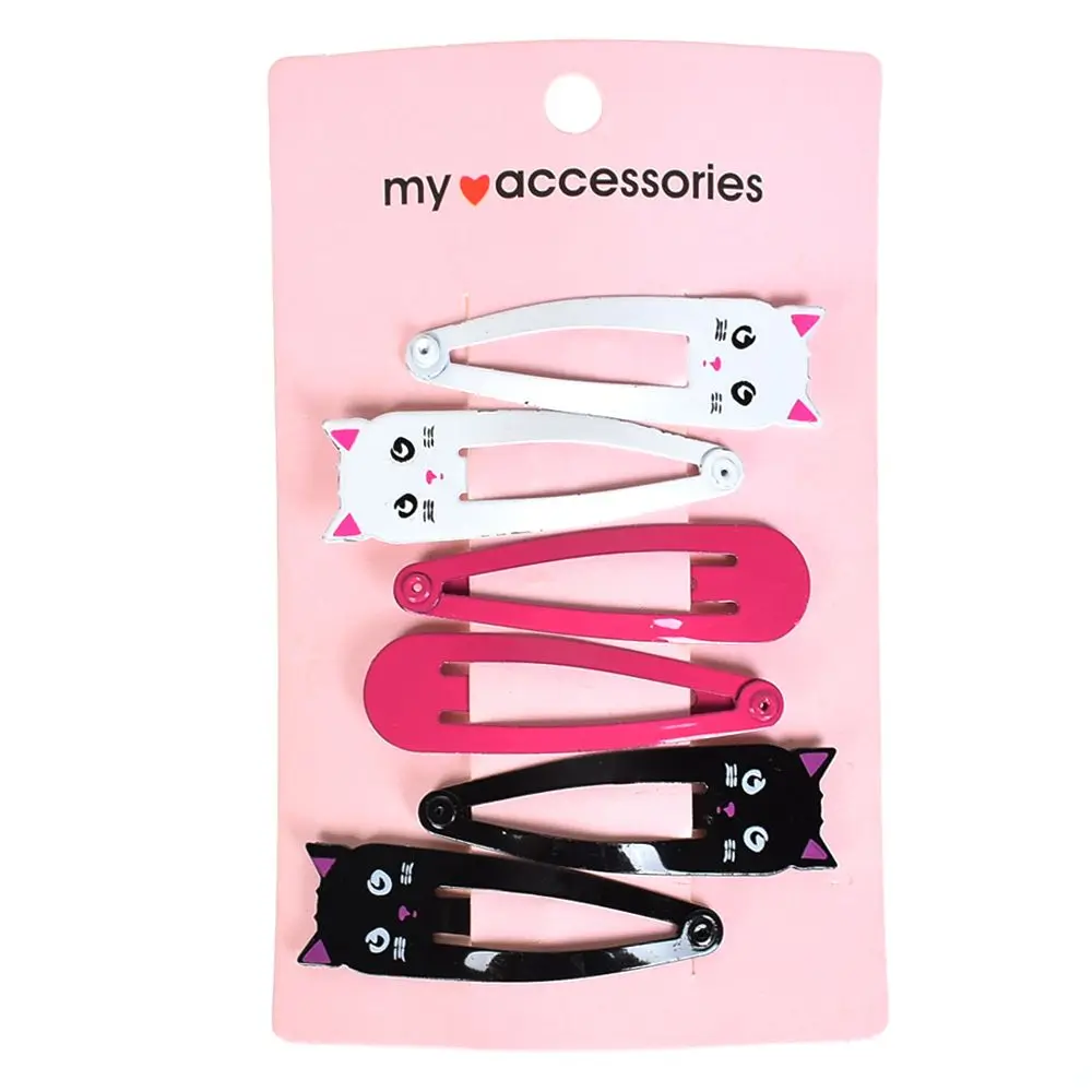 

6Pcs/set Women Sweet Girls Cute Hair Clip Hairpin Barrettes Accessories Headwear Hair Clip Children Gift Hair Accessories Snap