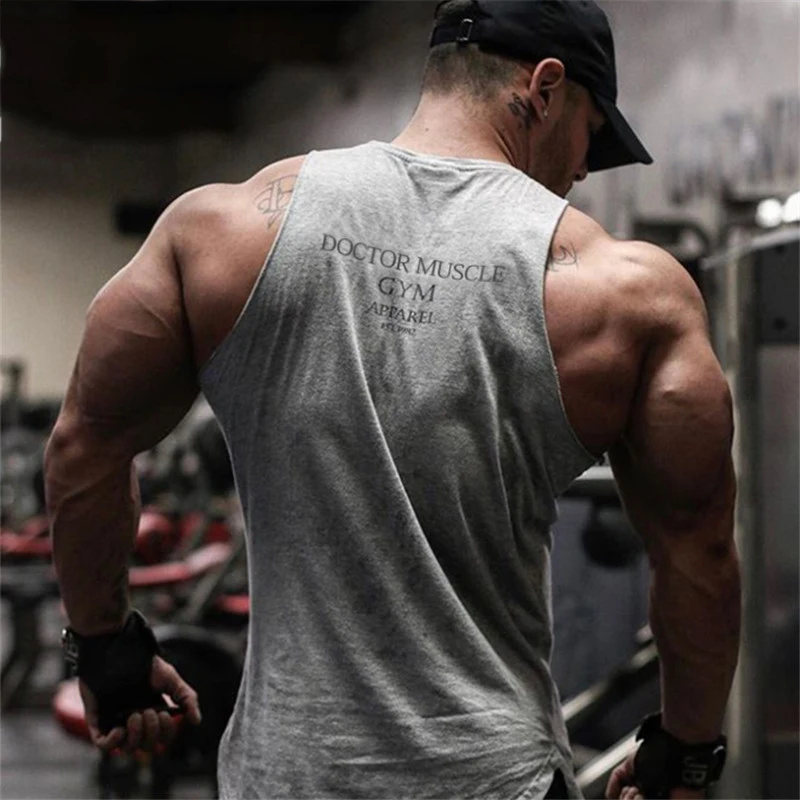 Fitness Men Tank Top t Shirt men-6