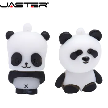 

JASTER Promotional Mini Cartoon External Storage USB 2.0 4GB 8GB 16GB 32GB 64GB lovely Little panda USB Flash Drive
