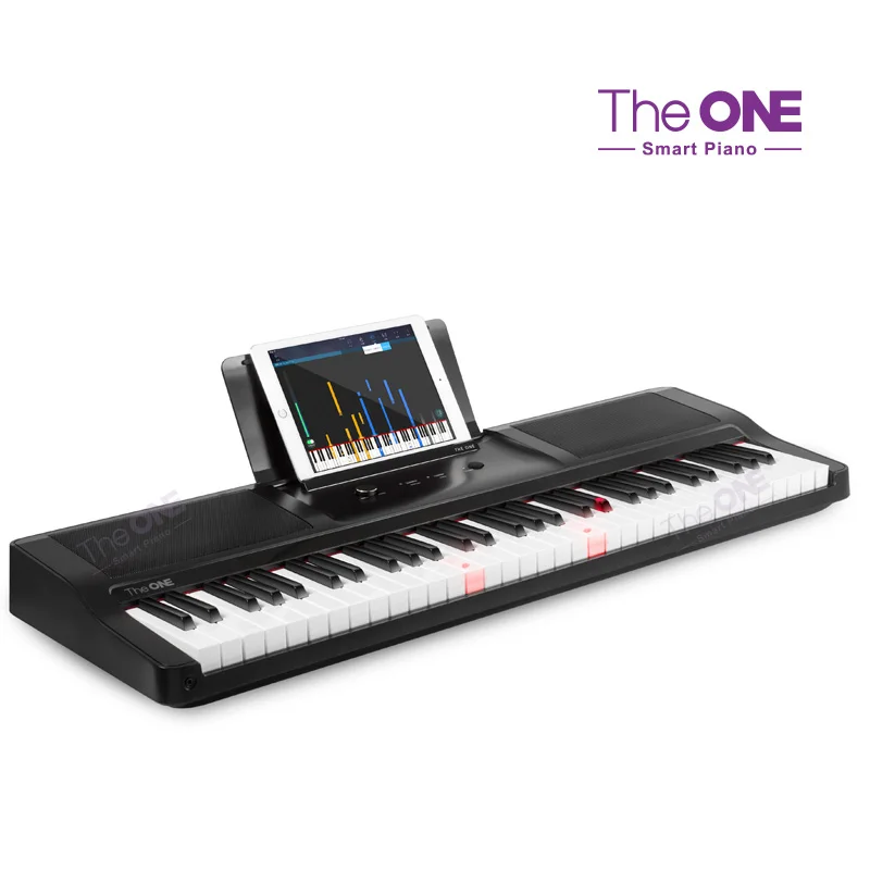 A piano that can teach you to play The ONE Light 61 keys touch response