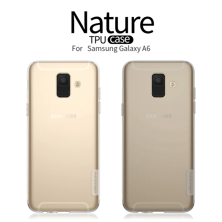 

For Samsung Galaxy A6 2018 Case NILLKIN Ultra Thin Slim TPU Case For Samsung Galaxy A6 2018 Fitted Cases TPU Back Phone Cover