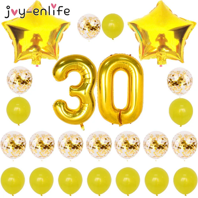 JOY-ENLIFE 1 комплект мужские и женские Стиль 30th на день рождения реквизит для фотосессии смешные усы 30 годовщина украшения для вечеринки, дня рождения поставки