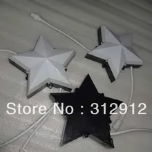 DC12V WS2811 звезда типа пиксельный модульный, 6 шт. 5050 SMD rgb led внутри, 1,44 W, IP68, одной стороны; 200 мм диаметр; молочное покрытие