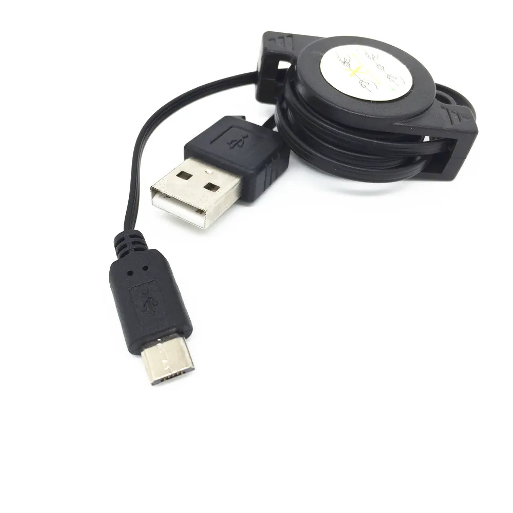 Retractable Micro USB Data Sync Charger Cable for Lg Apex C550 C660 E400 E405 E510 E612 E720 Xenon Gr500 Optimus 2X Vs920