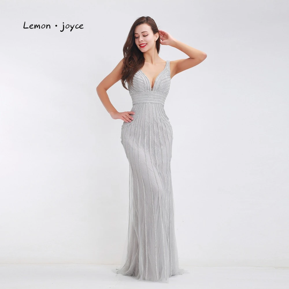 lemon evening dress