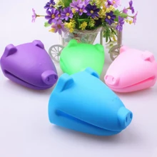 Горячая Изоляция перчатки Многофункциональный Милый Свинья толстый органический силиконовый нетоксичный специальная печь перчатки кухонные принадлежности Горячая