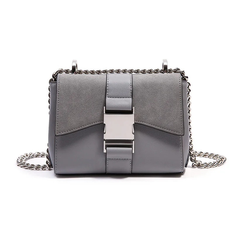 

Women Crossbody Bags 2017 New Women Bag Handbag Retro European Frosted Chain Shoulder Bag Casual Oblique Mini Tide Bolsos Mujer