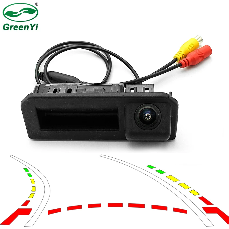 

HD Dynamic Trajectory Tracks Trunk Handle Dwitch Rear View Camera For 2018 Audi Q2 Q5L A5 Skoda karoq KODIAQ Cayenne Bora