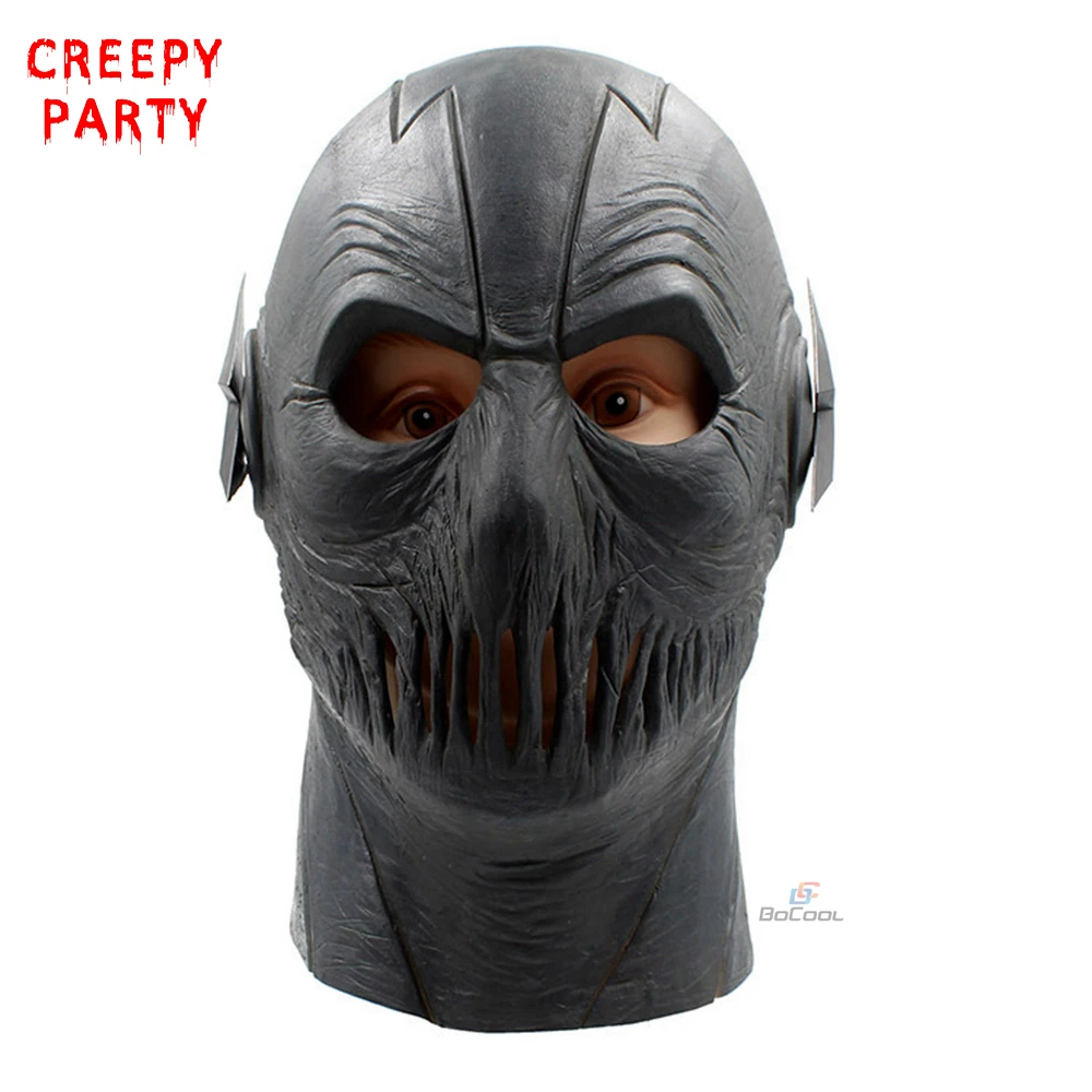 

The Flash Masks Movie Superhero Cosplay Party Mask Halloween Full Head Realistic Latex Mask DC Costume