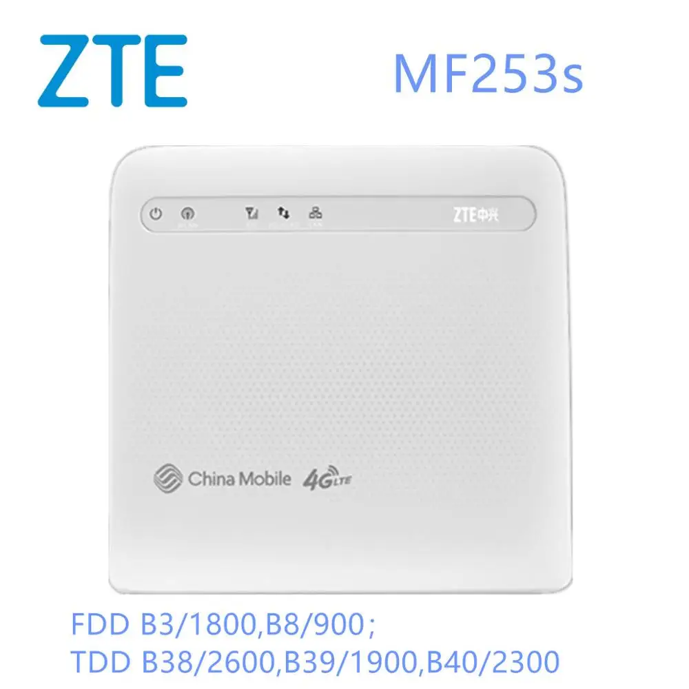 Разблокированный zte MF253s 4G LTE CPE беспроводной маршрутизатор с антенной 4G CPE маршрутизатор с слотом для sim-карты mf253 4g маршрутизатор