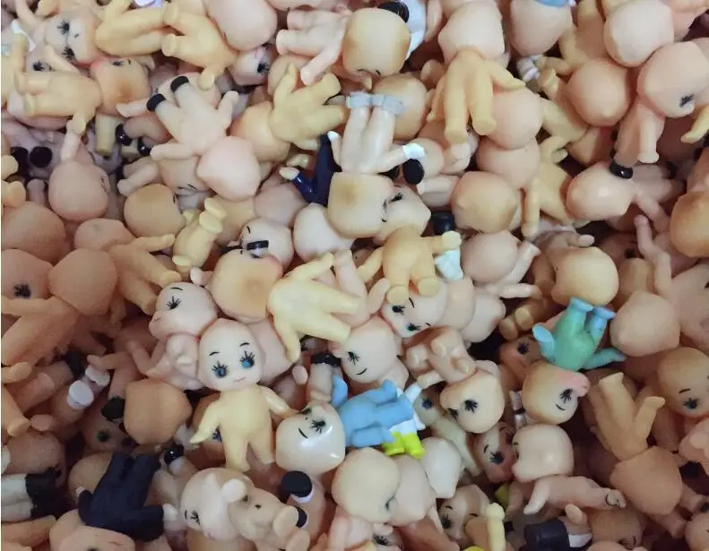 

10PCS/lot Japanese famous cartoon doll lovely pvc kewpie angel doll 3-4CM kids toys collection birthday gift home decoration