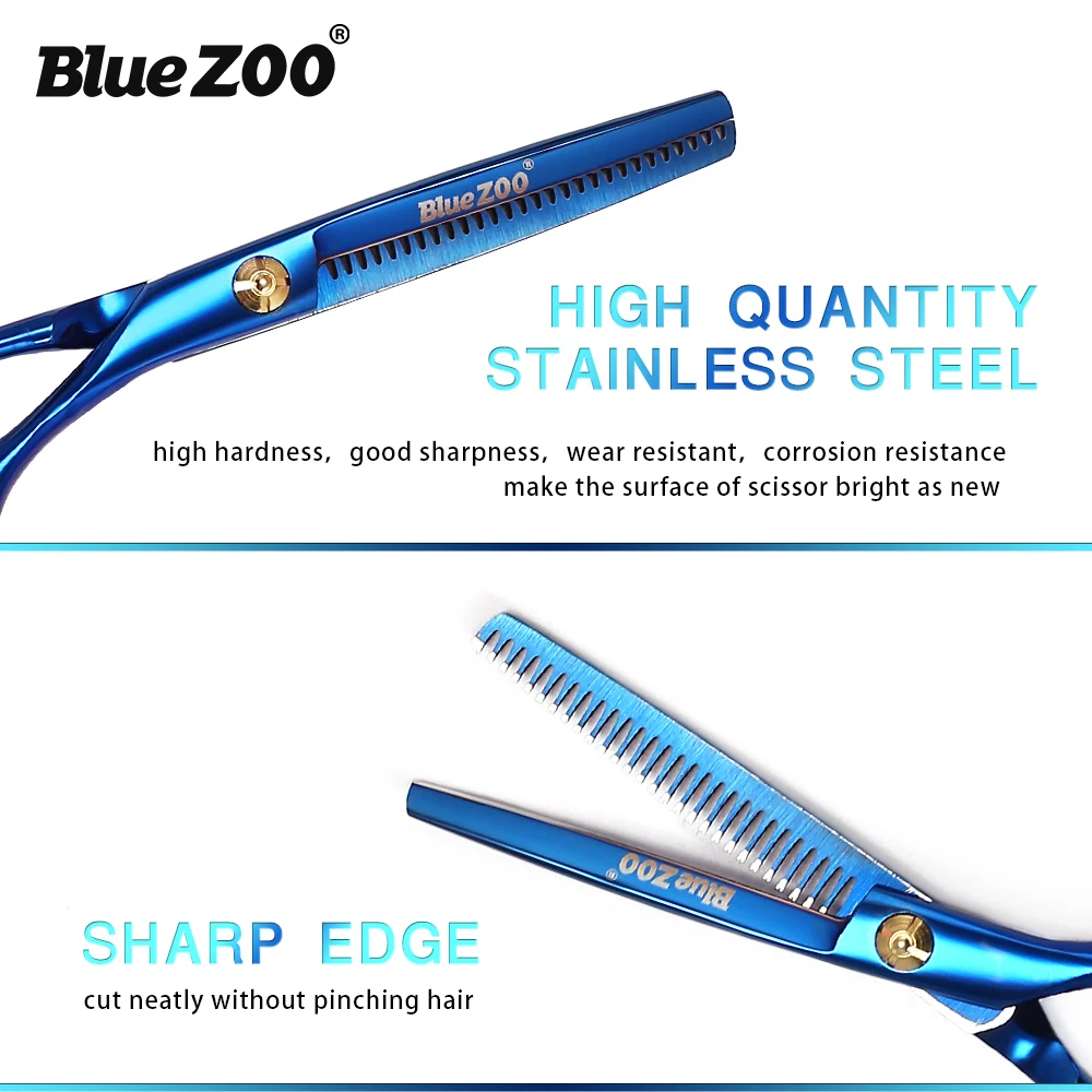 BlueZOO Профессиональные Парикмахерские ножницы парикмахер Ножницы Для Стрижки Волос филировочные Парикмахерские ножницы парикмахерские ножницы
