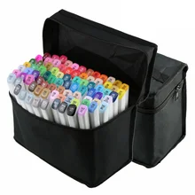 60/80 цветов двойная головка графический маркер набор ручек эскиз маркеры художественные ручки для анимационный рисунок манга дизайн художественные принадлежности