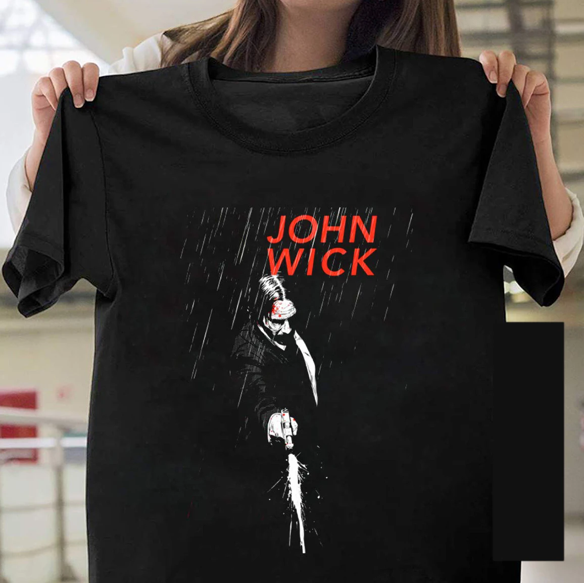 Футболка John Wick In Dark Повседневная футболка с коротким рукавом для мужчин летняя