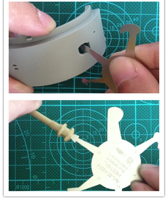 Alexen Model Parting Line Scraper Hand Tool for Gundam for Tamiya Military Model Hobby Kits Version 2 Model Tools