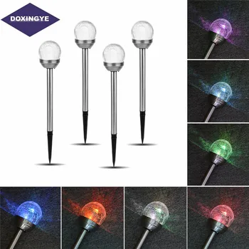 

DOXINGYE Outdoor Solar LED Lawn Light Garden Light Waterproof Solar Ground Light Landscape Lighting Decoration