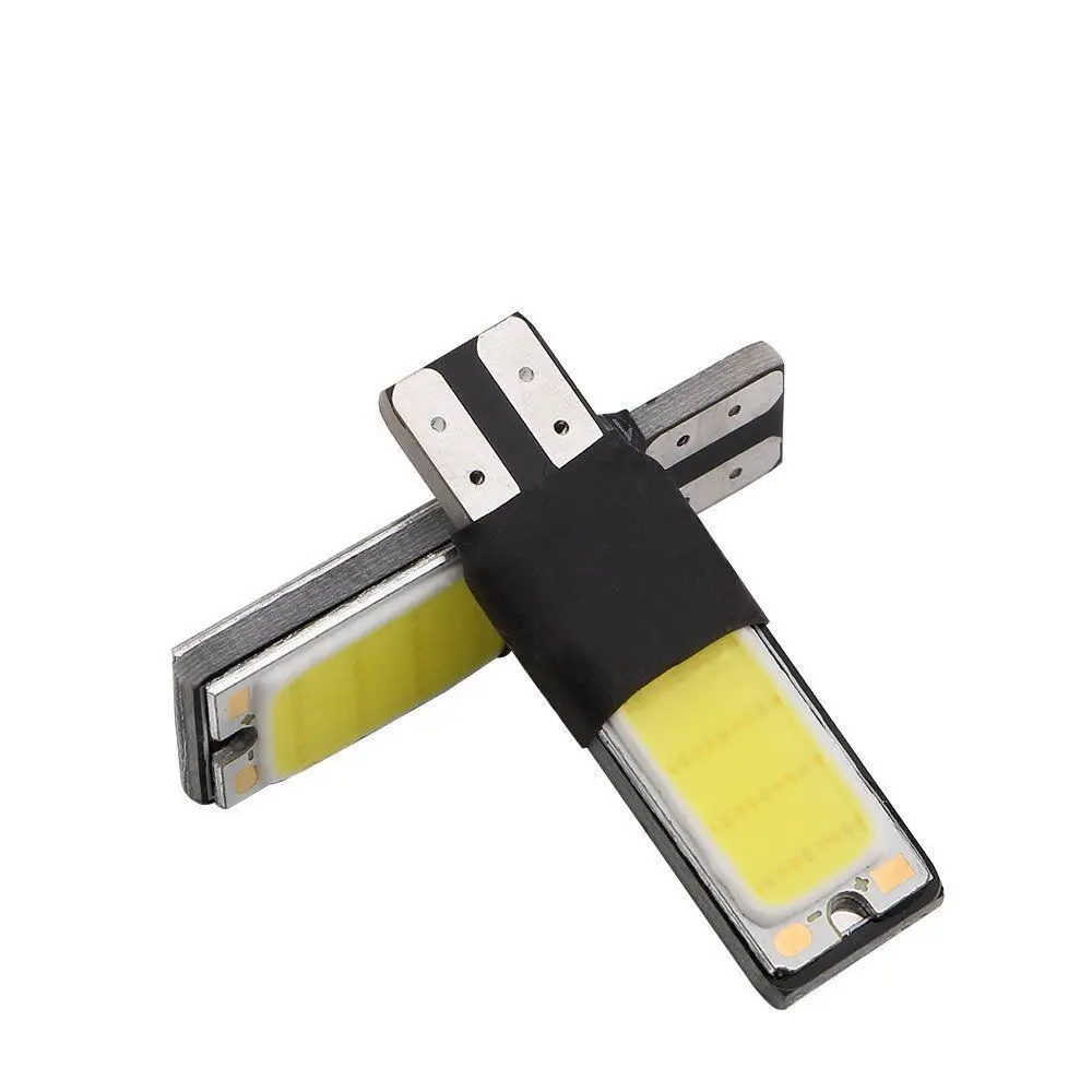 1x Высокая мощность t10 w5w led cob Автомобильные светодиодные 5w5 12v t 10 bule белые фары