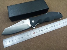 VOLTRON V11 pocket folding knife G10 handle 9cr18 blade ball bearing flipper outdoor camping EDC tactical knives utility knife