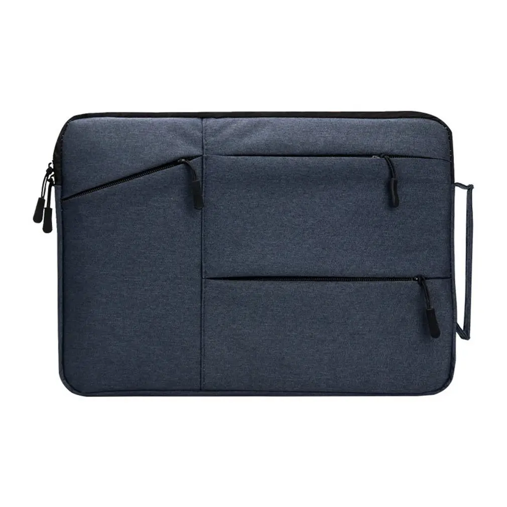 

Blue Oxford Style Fashionable Laptop Notebook Sleeve Case Carry Bag Shockproof Handbag Suitable For Macbook