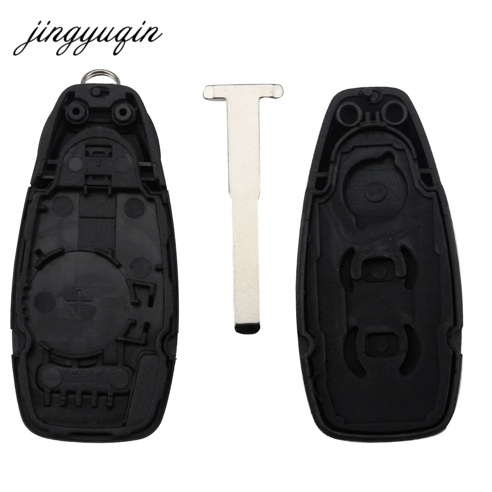 Jinyuqin 3 кнопки дистанционного смарт ключ чехол для Ford Mondeo Fiesta Фокус Титан FOB оболочки замена