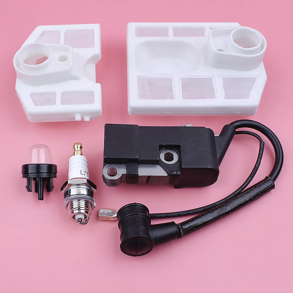 Ignition Coil Spark Plug Primer Bulb For Chinese Chainsaw 4500 5200