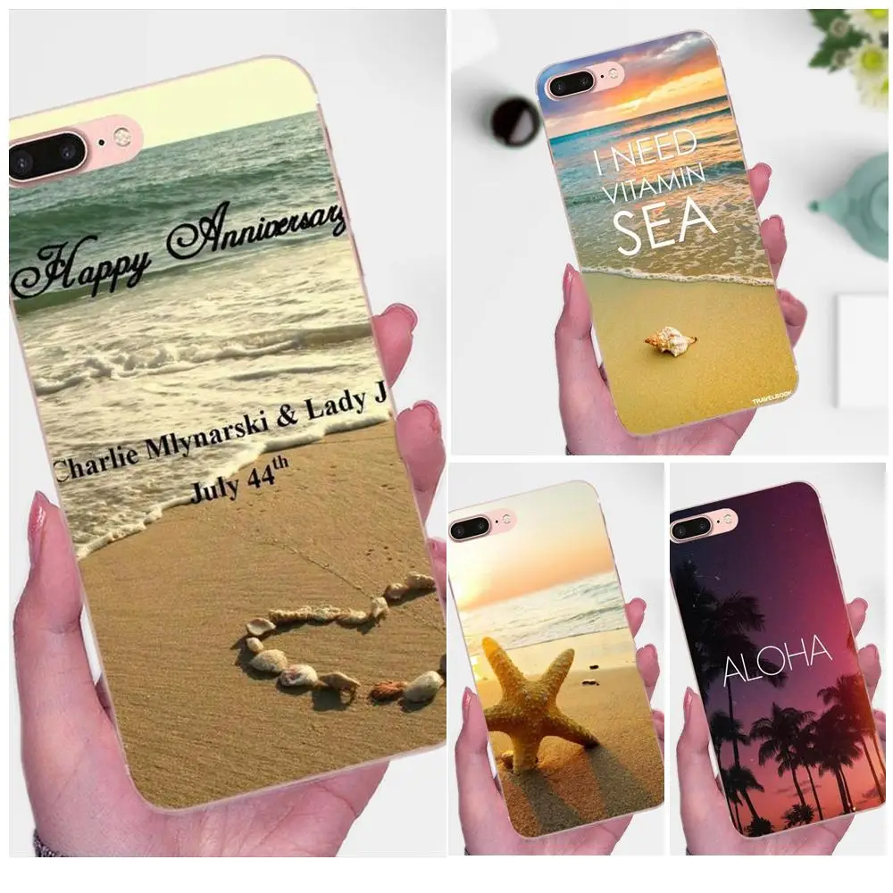 Чехлы из ТПУ с кожей летние пляжные Гавайи Aloha Sea Ocean для Xiaomi Note 3 4 Mi3 Mi4 Mi4C Mi4i Mi5 Mi 5S 5X 6