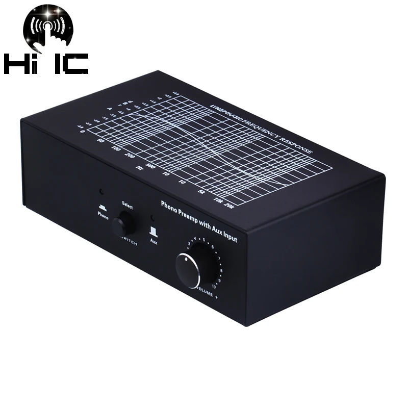 

Phono Preamp Preamplifier Signal Amplifier With AUX Volume Control