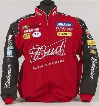 

New Men's Zipper Budweiser jacket Male Casual Streetwear Hip Hop Coat