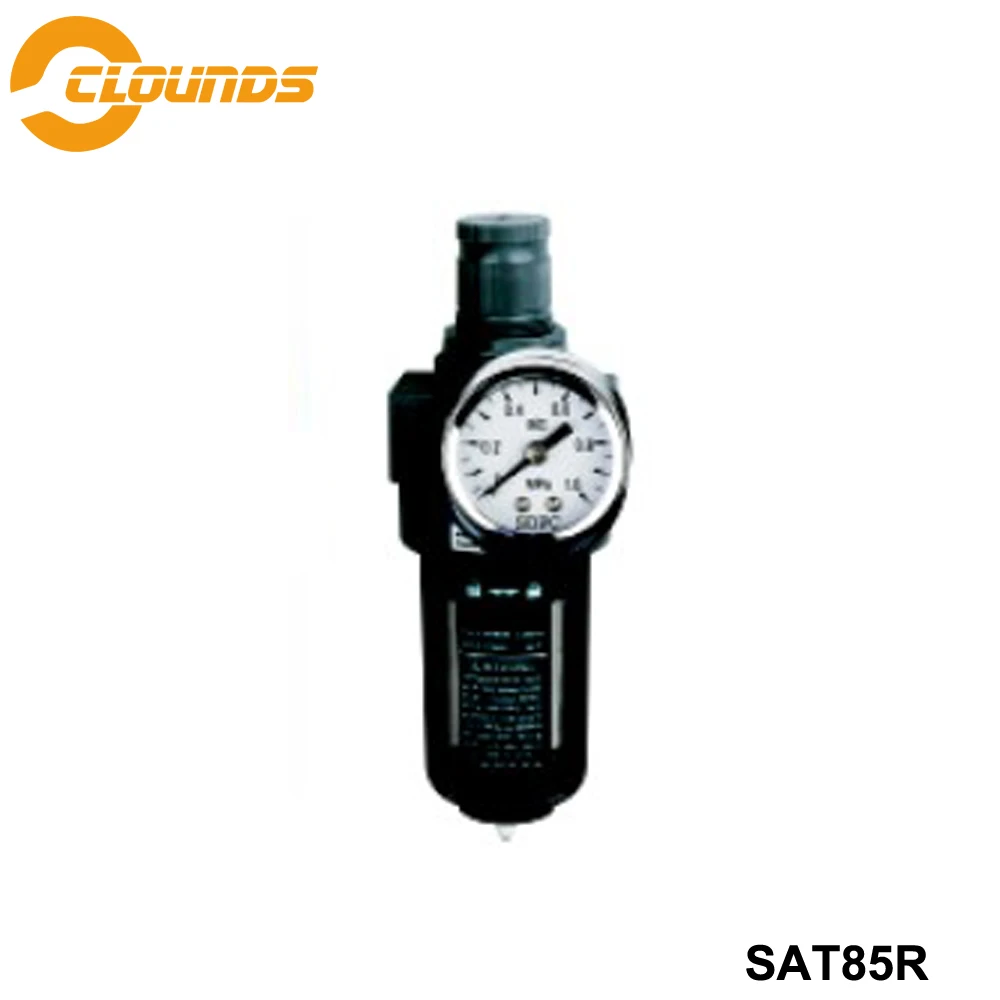 

SAT85R Air Source Treatment Unit Water Oil Separator G1/4" 3/8" 1/2" Air Preparation Unit Filter AirTAC Type Source Equipment