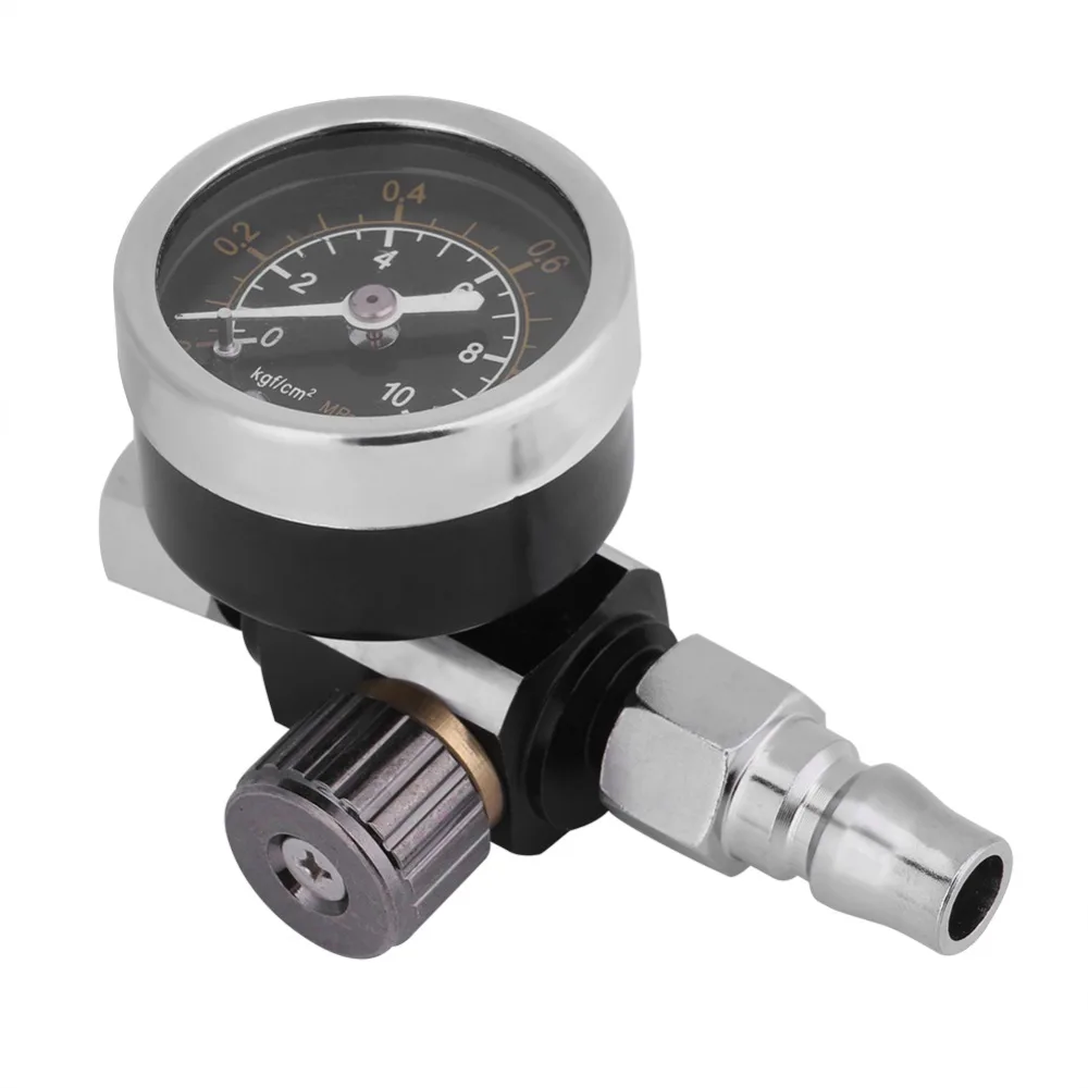 Pressure Gauge Spray Gun Regulator Air Pressure Control Gauge Regulator