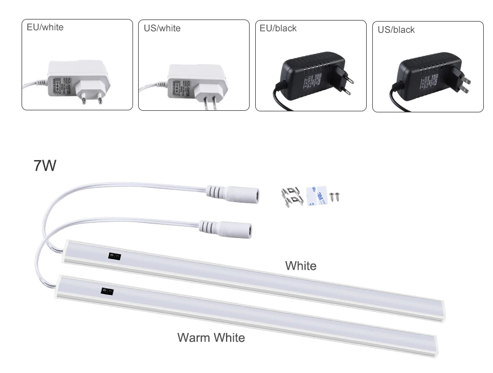 DC 12V Hard LED Bar Lamp For Kitchen Bedroom Wardrobe Closet (17)