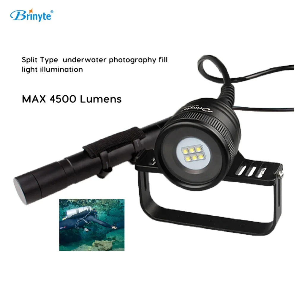 Buy Brinyte Scuba Diving Flashlight 6*CREE XM L2(U4