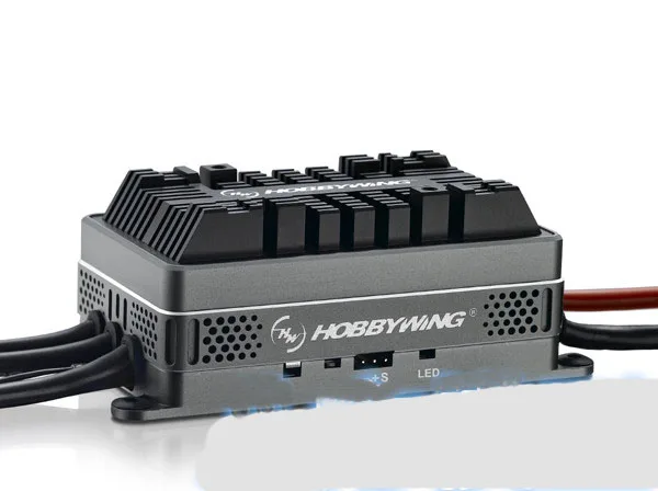 

Yuenhoang 1PC Hobbywing Platinum HV 200A ESC High Voltage Brushless with BEC Output Electric Transmission for RC 700-800 Helic
