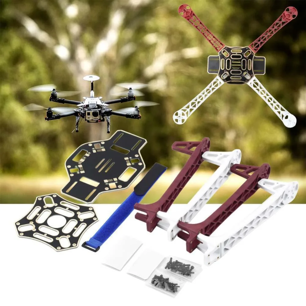 F450-TOP-BOTTOM-F450-V2-Central-Frame-Landing-Arm-Wheel-Boards-w-Screw (5)