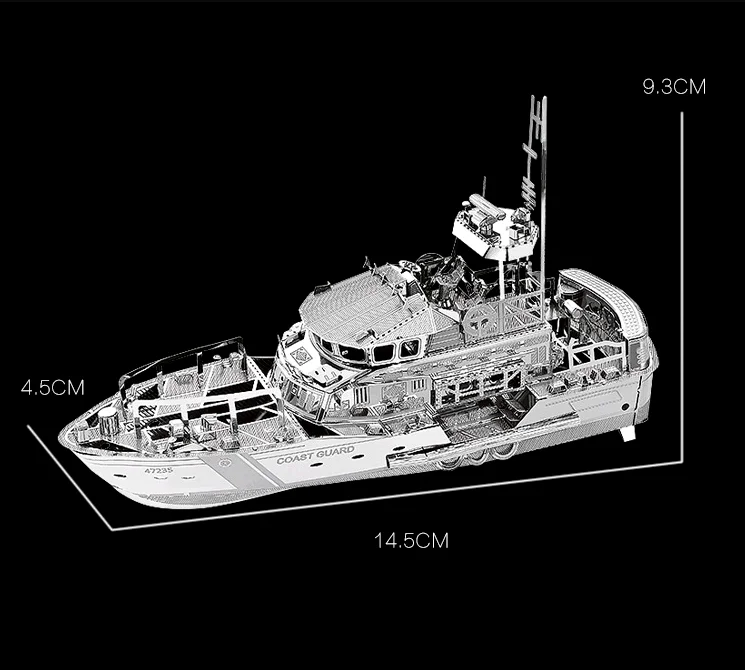 3D металлическая модель Lifeboat DIY игрушка головоломка модель комплект для взрослых детей образования коллекция подарок к празднику