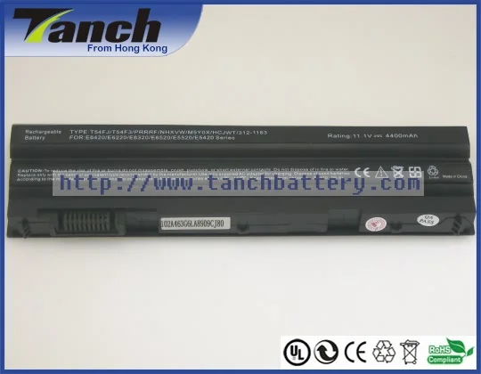 Laptop batteries for DELLT54FJ Latitude E6430 E5520 E6320 E6530 E6220 NHXVW E6120 KJ321 E5430 312 1163