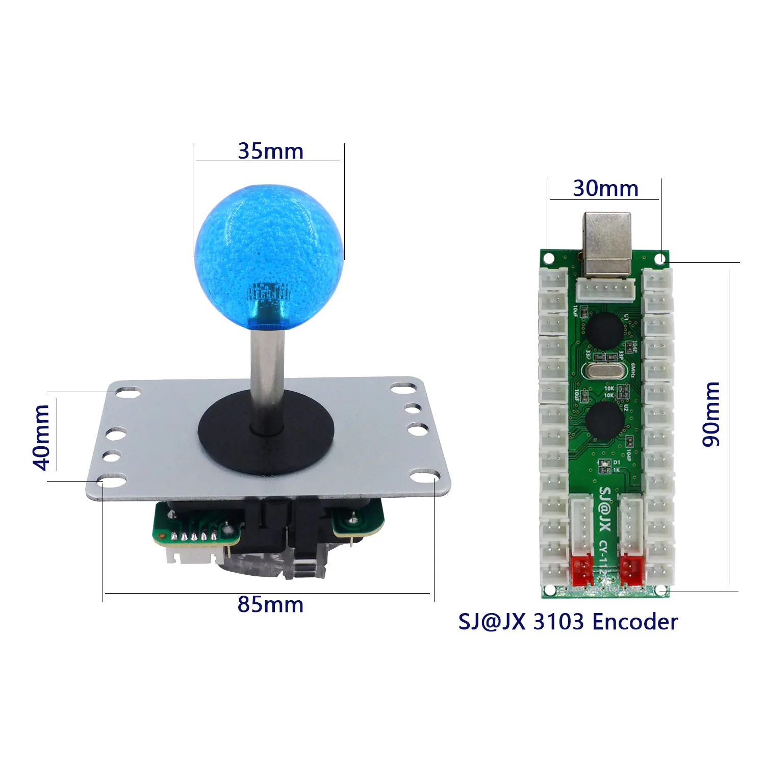 SJ @ JX 2 игрока Аркада DIY Kit аркада джойстик контроллер механический переключатель клавиатуры Retropie Малина Маме Аркада кнопку