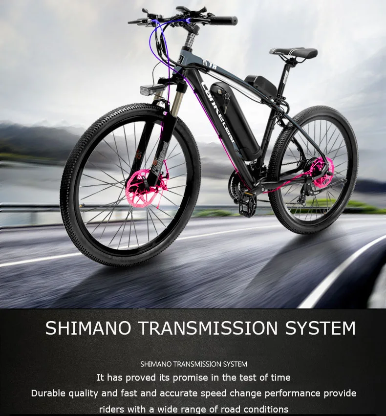 Excellent 26 Inch 48 V Electric Bicycle Lithium Battery 400 W High Speed Motor Lightweight 6061 Range 80-120 Km Framework Hydraulic Emtb 12 Excellent 26 Inch 48 V Electric Bicycle Lithium Battery 400 W High Speed Motor Lightweight 6061 Range 80-120 Km Framework Hydraulic Emtb 12