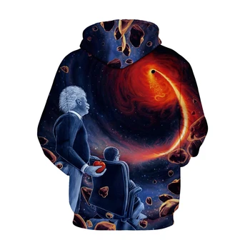 

Women Couple First Image of Black Hole Sweatshirt Long Sleeve Hoodie Top TY53