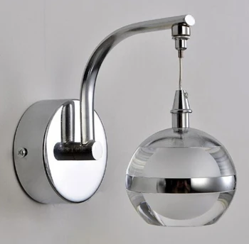 

Modern crystal wall lamp round shape,LED wall lamp for the guest room,free shipping