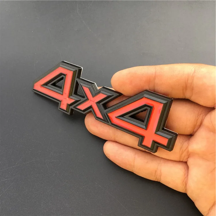 

Car Chrome Metal 4x4 Emblem Badge 3D Decal Trunk Car Motor Sticker Car Styling Sticker for Ford Fiesta Kuga Ranger Galaxy Fusion