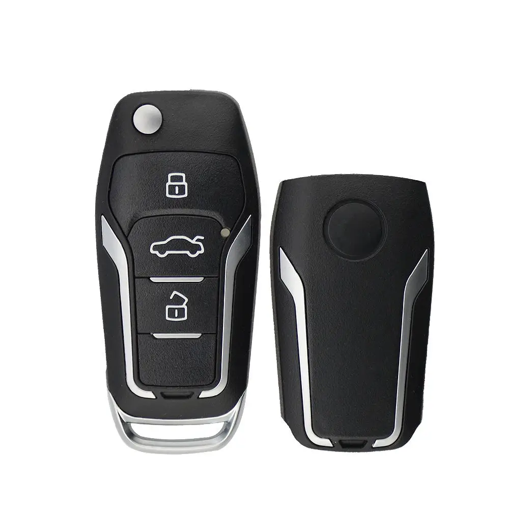 OkeyTech 433 МГц 3 кнопки обновленный Автомобильный Дистанционный ключ для Ford Focus C-Max D-Max Mondeo Fiesta Galaxy Fusion пульт дистанционного управления HU101