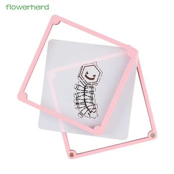 

Cookie Decorating Stencil Frame Magnetic Stencil Frame Two Different Thicknesses Stencil Holder Baking Pastry Tools Accessories
