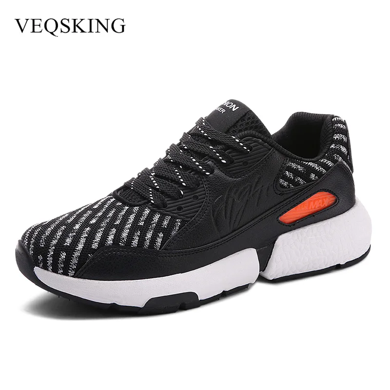 

2018 Men Running Shoes Breathable Air Mesh Outdoor Sport Shoes Comfortable Walking Jogging Sneakers 2Colors 40-46